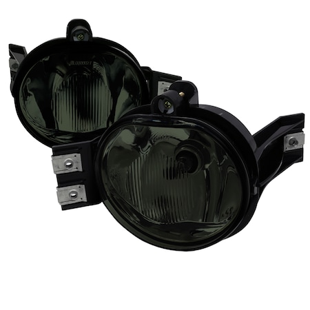 Spec-D Tuning 02-06 Dodge Ram Fog Lights Smoked Glass Lens With Wiring LF-RAM02G-HZ